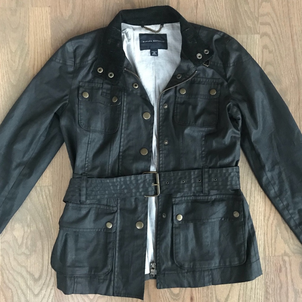 Banana Republic Edgy Black Jacket